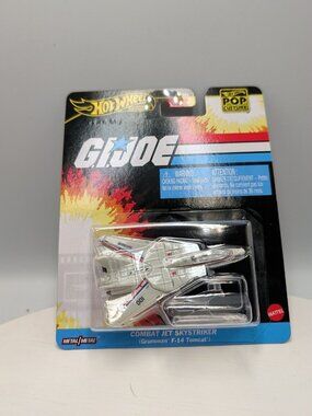 2025 Hot Wheels Premium Pop Culture G.I.JOE Combat Jet Sky Striker (F-14 Tomcat)